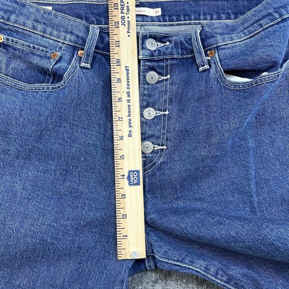 Levi’s Big E Wedgie Straight Womens Jeans 31x26 Crop Premium - Picture 9 of 15